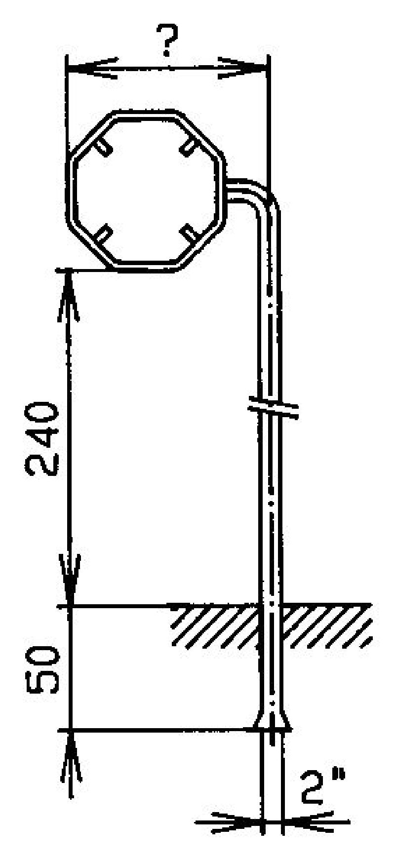 Bild zum Artikel Grösse cm: 50, Standrohr: 2" x 290 cm